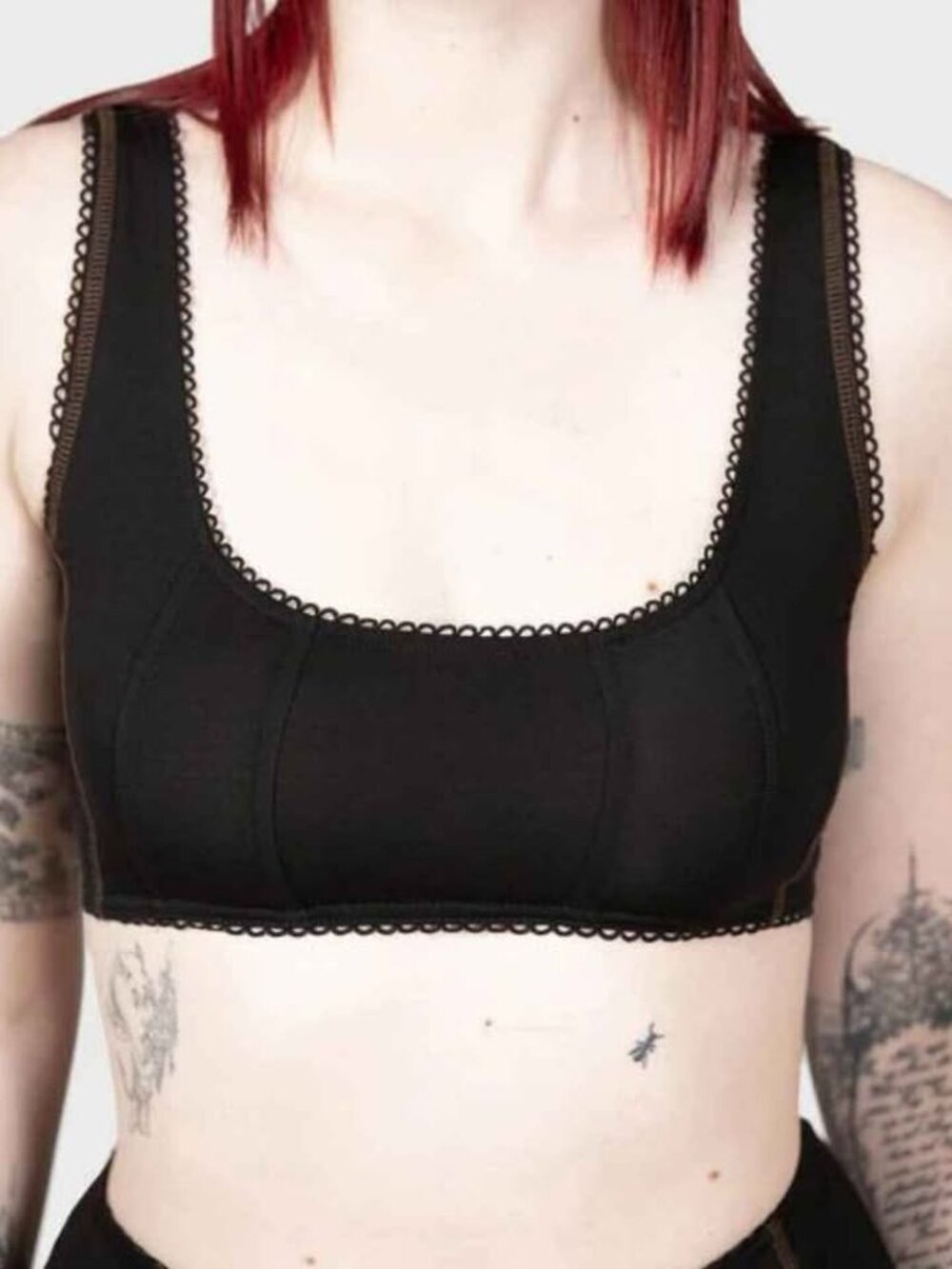 Killstar Solar Solstice bralet black and brown XSMALL